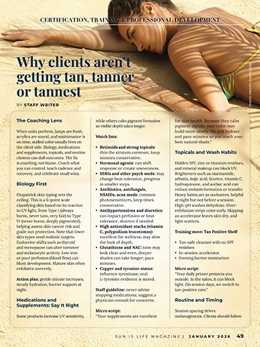 Why Clients Aren't Getting Tan, Tanner, or Tannest