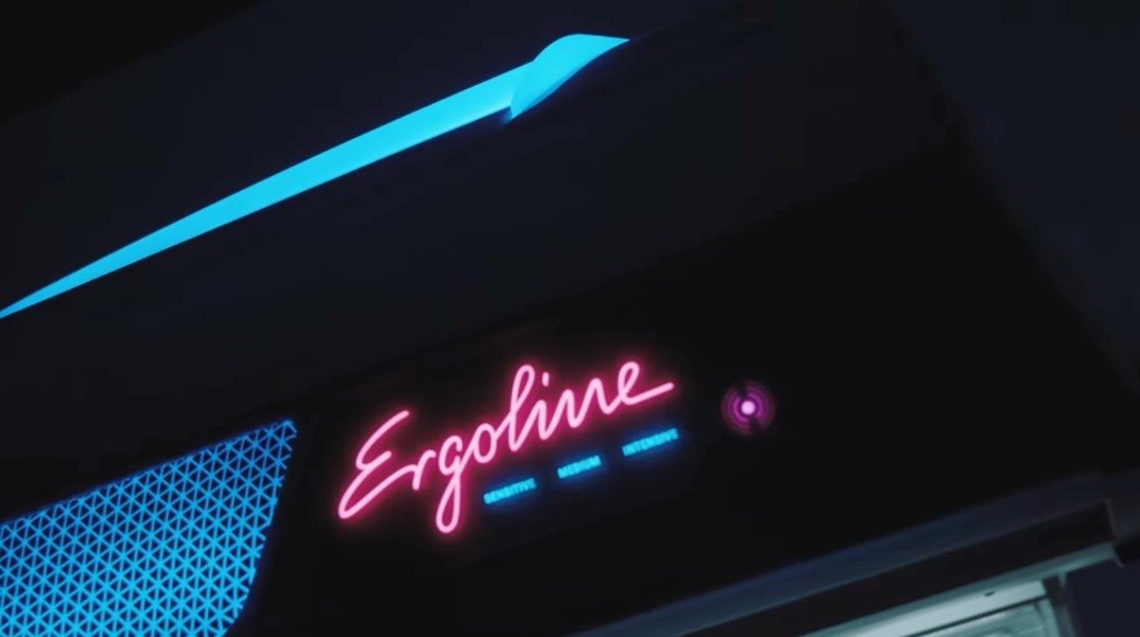 Ergoline exterior display and NFC controls on the Vitality 46/3 PLT