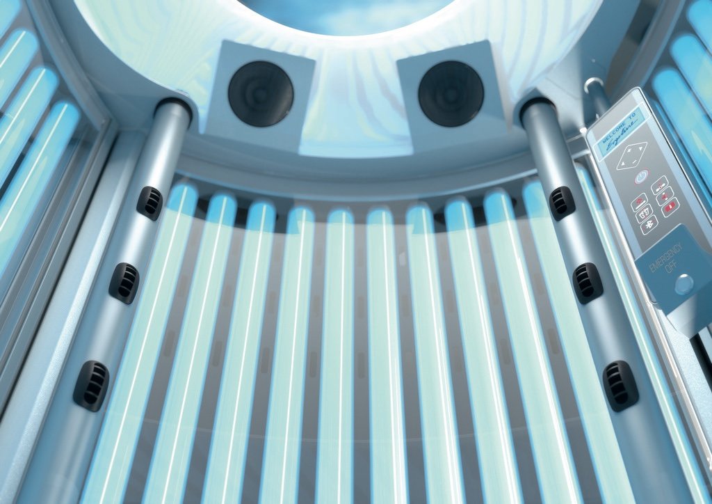 Pure Light UV lamps inside the Ergoline Sunrise 7200 PLT