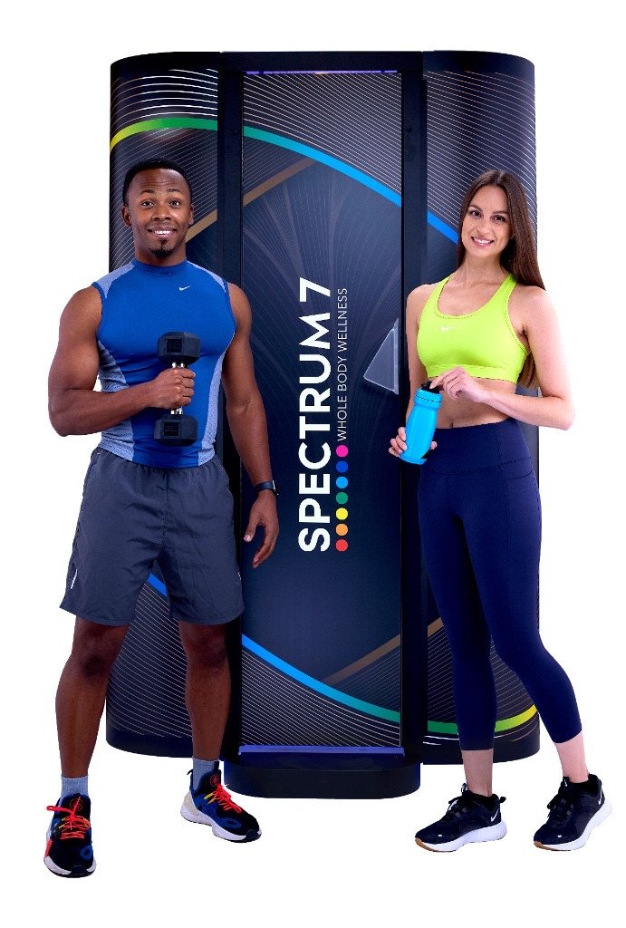 Athletes with the EXCELL Spectrum 7 whole body wellness capsule